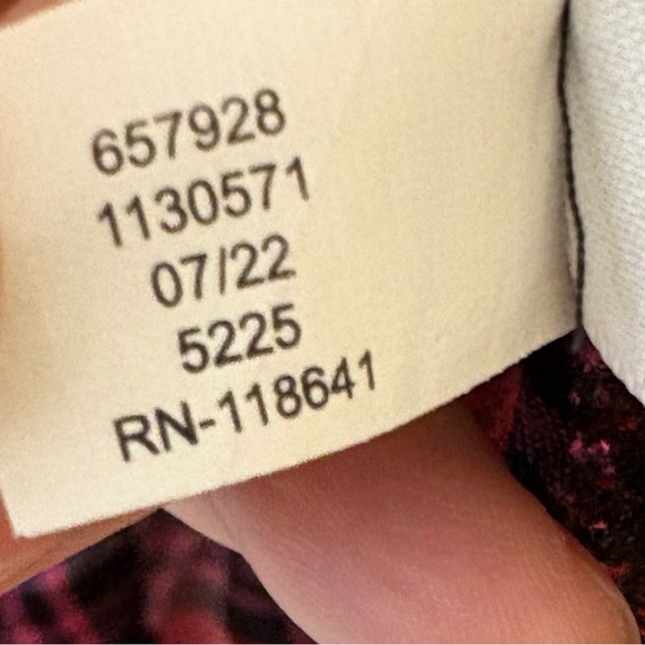 Lane Bryant Plus 18/20 Red Pink Plaid Button Down Tie Front Shirt – Cozy Fall - Picture 6 of 7